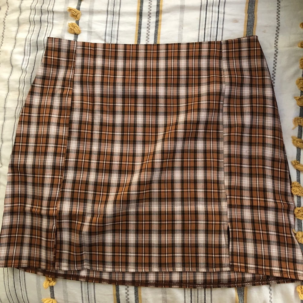 Plaid skirt